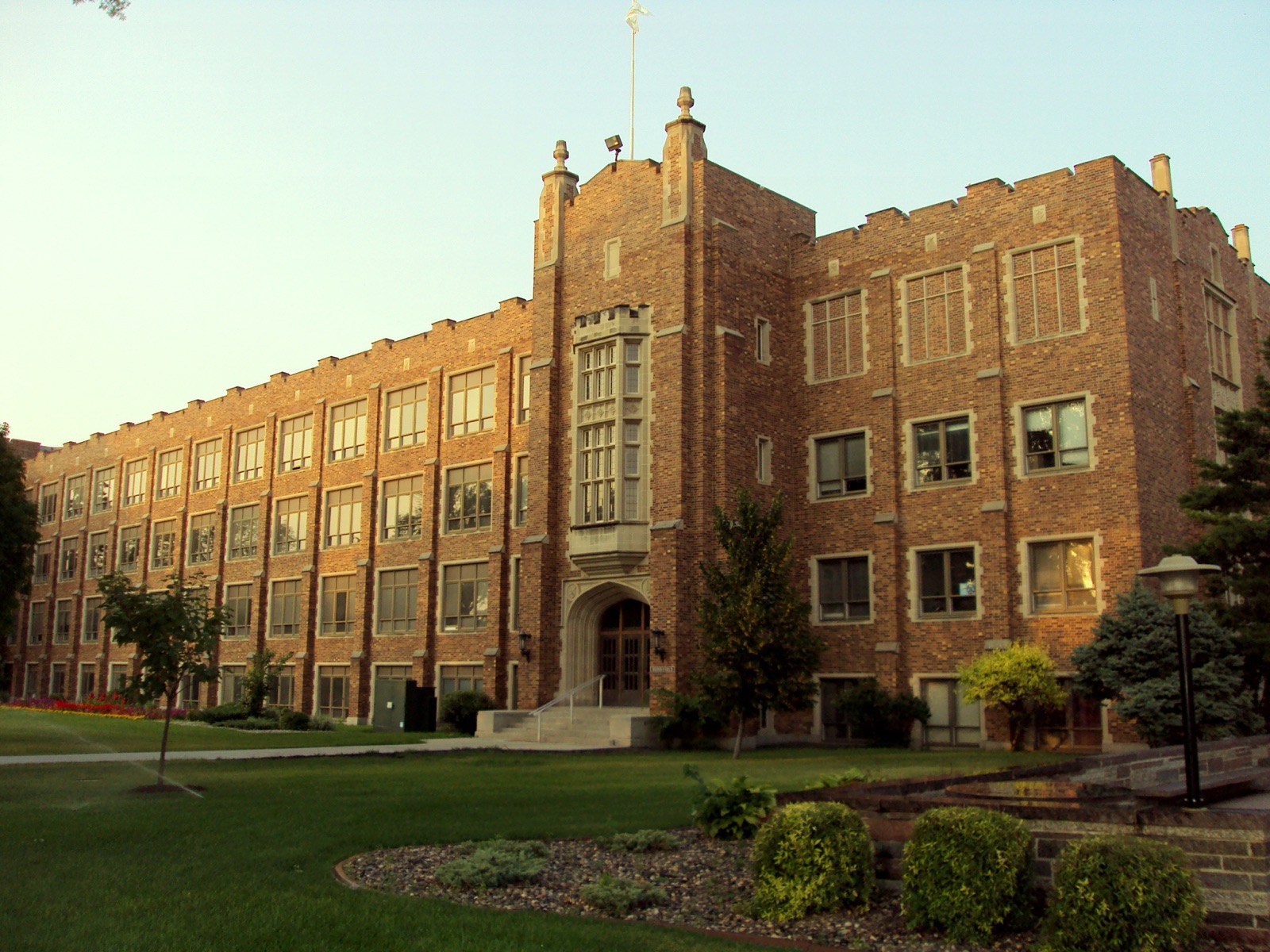 Merrifield Hall on the University of North Dakota campus in Grand Forks